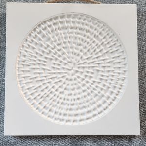 10 inch square metal wall art